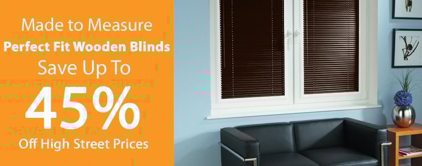 Perfect Fit Wooden Blinds