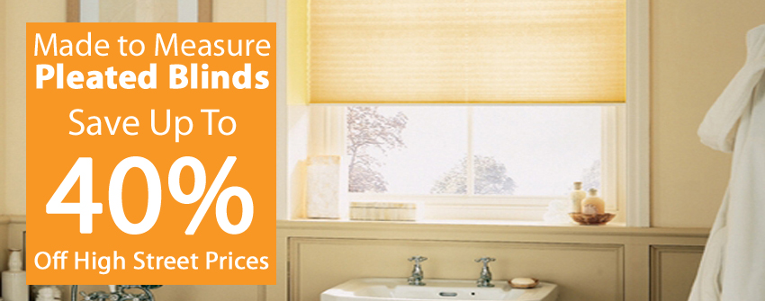 Freehanging Pleated Blinds