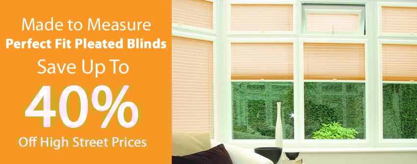 Perfect Fit Pleated Blinds