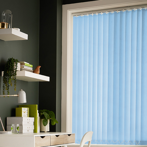 Vibe Powder Blue Vertical Blinds