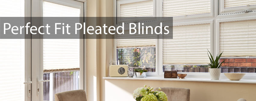 Perfect Fit Pleated Blinds