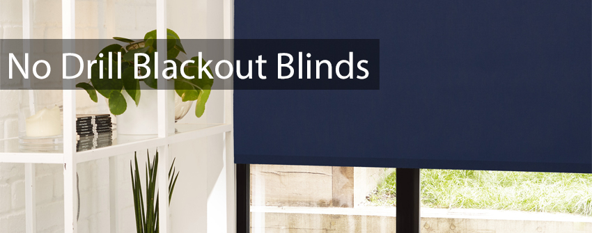 No Drill Blackout Blinds