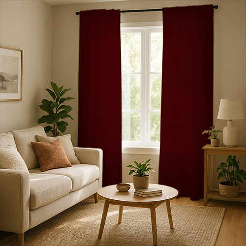 glamour-rouge-curtains-comfy-room