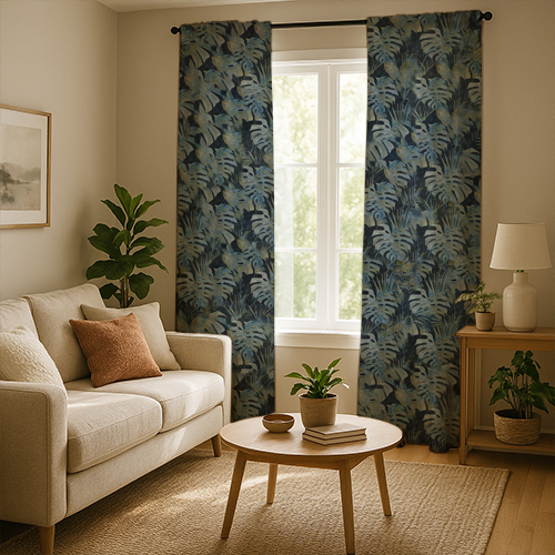 torazza-teal-curtains-comfy-room